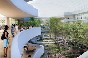 Safdie’s design for the Albert Einstein Education and Research Center in São Paulo.