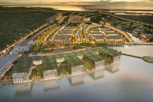 The plan for the Serena del Mar Hospital in Cartagena.