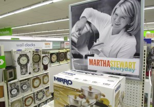 Martha Stewart merchandise is displayed at the Kmart in White Lake, Mich., on Oct. 17, 2002.