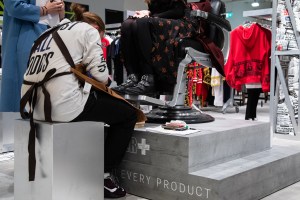 The Selfridges Designer Street Room in London.