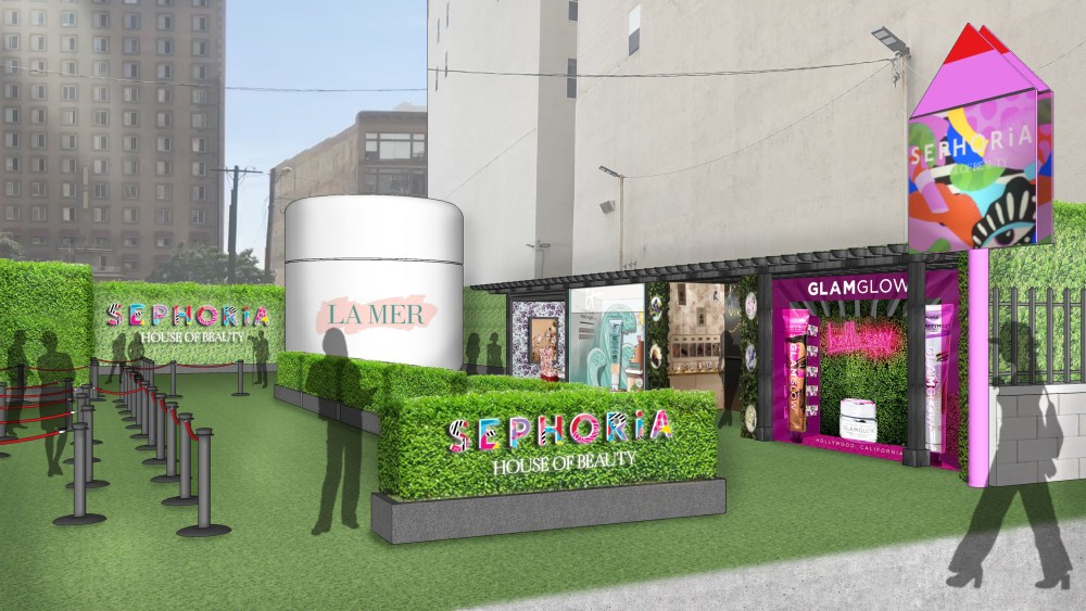 A rendering of Sephoria's garden.