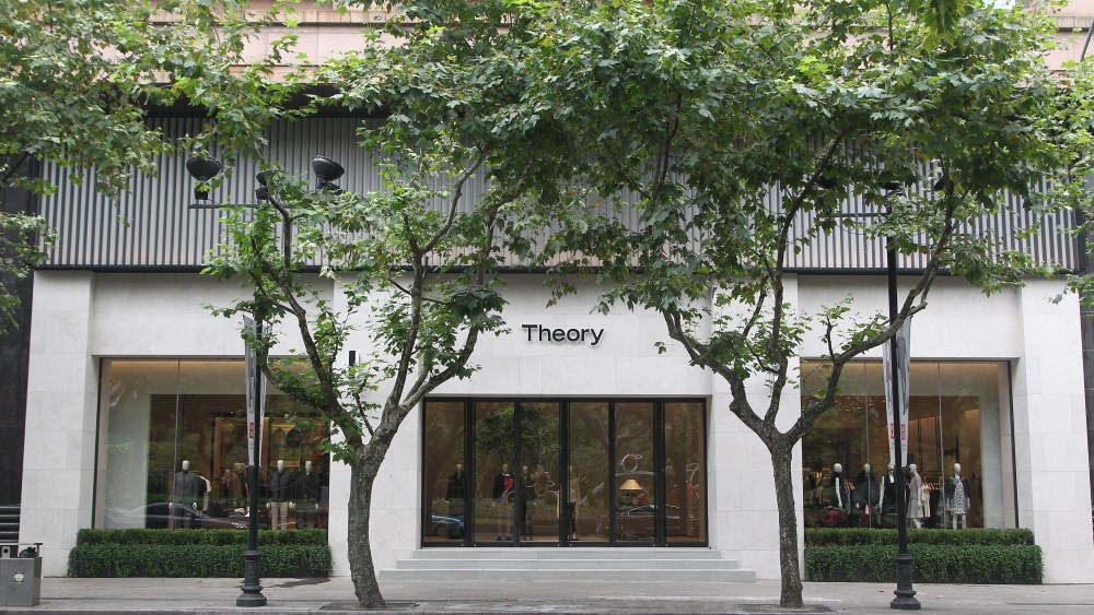Theory's Shanghai flagship store.
