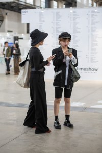 Street Style at Shanghai Fashion Week Spring 2019.
