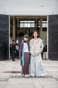 Street Style at Shanghai Fashion Week Spring 2019.