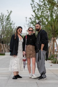 Street Style at Shanghai Fashion Week Spring 2019.