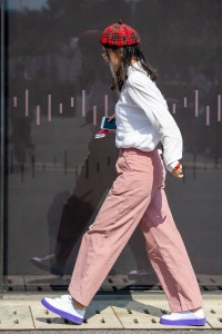 Street Style at Shanghai Fashion Week Spring 2019.