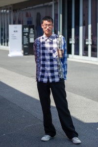 Street Style at Shanghai Fashion Week Spring 2019.
