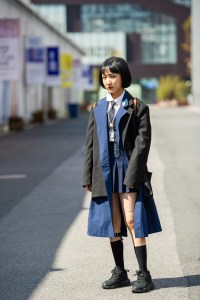Street Style at Shanghai Fashion Week Spring 2019.