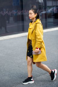 Street Style at Shanghai Fashion Week Spring 2019.