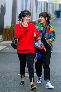 Street Style at Shanghai Fashion Week Spring 2019.