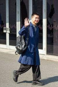 Street Style at Shanghai Fashion Week Spring 2019.