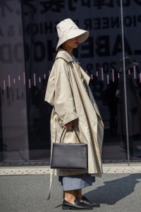 Street Style at Shanghai Fashion Week Spring 2019.