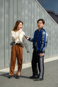 Street Style at Shanghai Fashion Week Spring 2019.