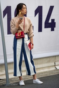 Street Style at Shanghai Fashion Week Spring 2019.