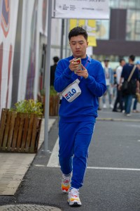 Street Style at Shanghai Fashion Week Spring 2019.