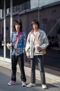 Street Style at Shanghai Fashion Week Spring 2019.