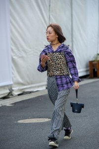 Street Style at Shanghai Fashion Week Spring 2019.