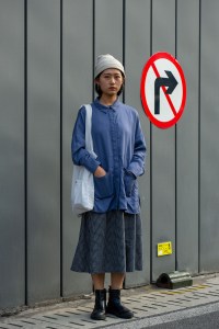 Street Style at Shanghai Fashion Week Spring 2019.