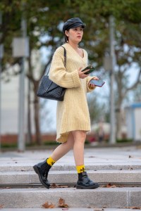 Street Style at Shanghai Fashion Week Spring 2019.