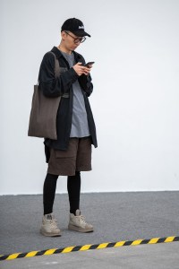 Street Style at Shanghai Fashion Week Spring 2019.