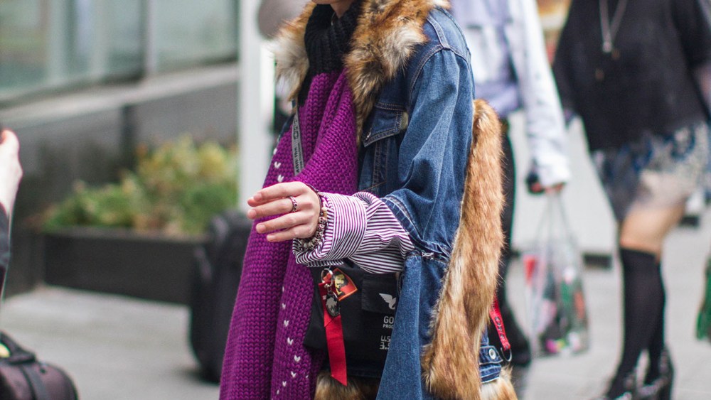 Street style at Tokyo Fashion Week Spring 2019.