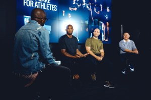 Art of Sport founding partner Kobe Bryant, CEO Matthias Metternich and cofounder Brian Lee