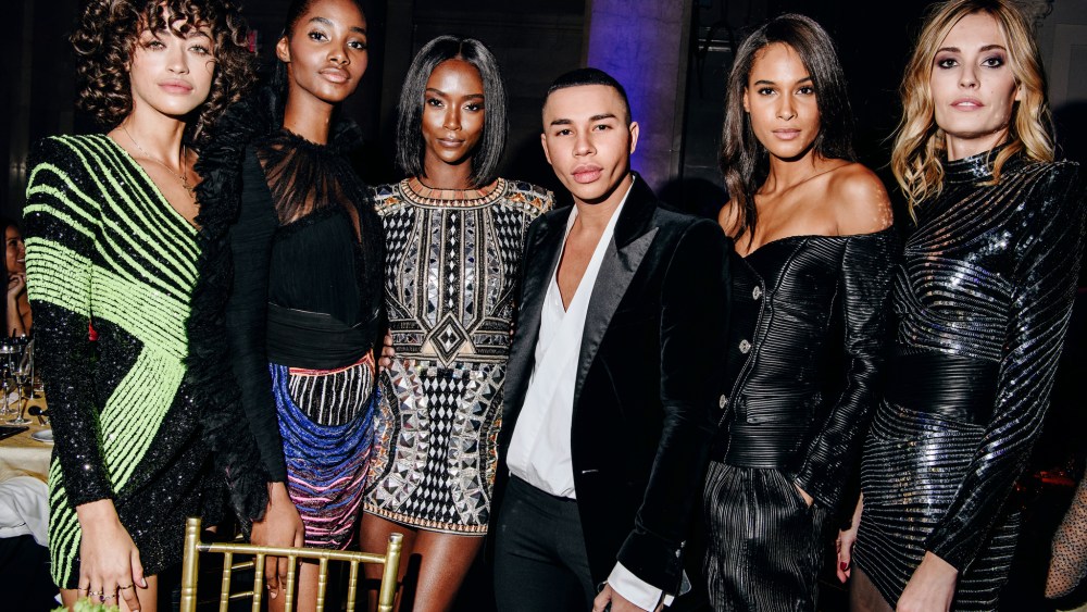 Alanna Arrington, Tami Williams, Riley Montana, Olivier Rousteing, Cindy Bruna, Nadja Bender