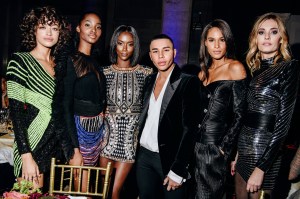 Alanna Arrington, Tami Williams, Riley Montana, Olivier Rousteing, Cindy Bruna, Nadja Bender