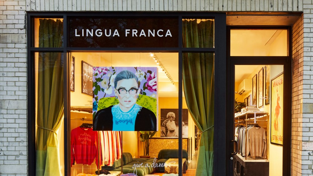 Inside the Lingua Franca Store on Bleeker