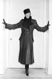 A look from Ralph Lauren Fall RTW 1993 at Ralph Lauren's 550 Seventh Avenue showroom.