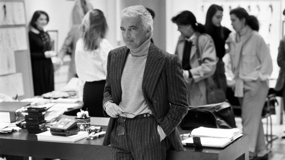 Ralph Lauren at at his 550 Seventh Avenue showroom.