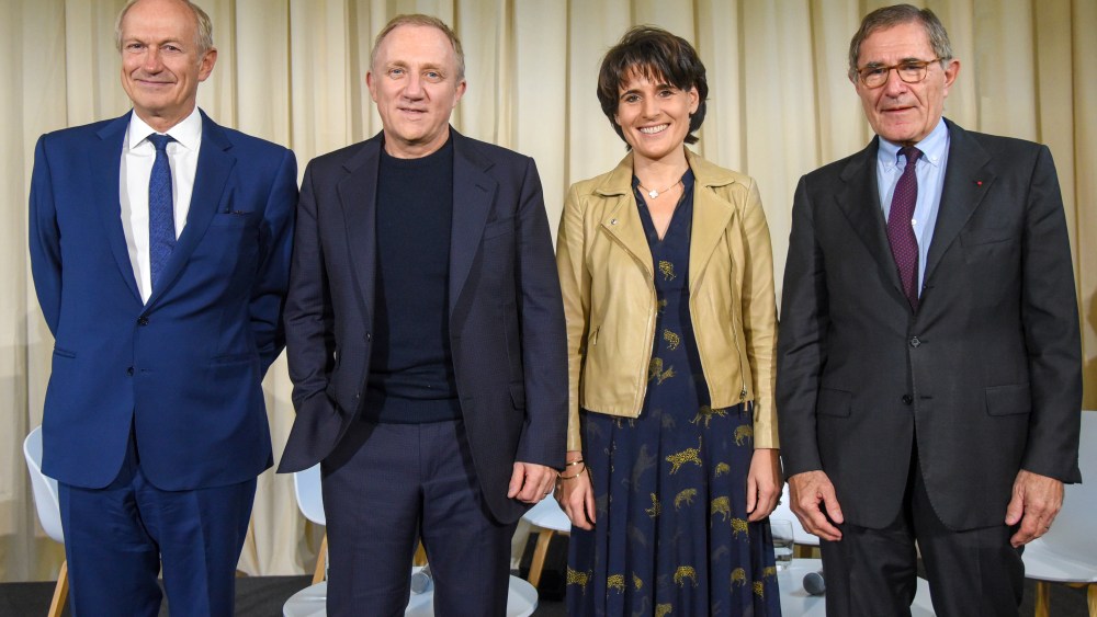 Jean-Paul Agon, François-Henri Pinault, Sophie Boissard and Gérard Mestrallet