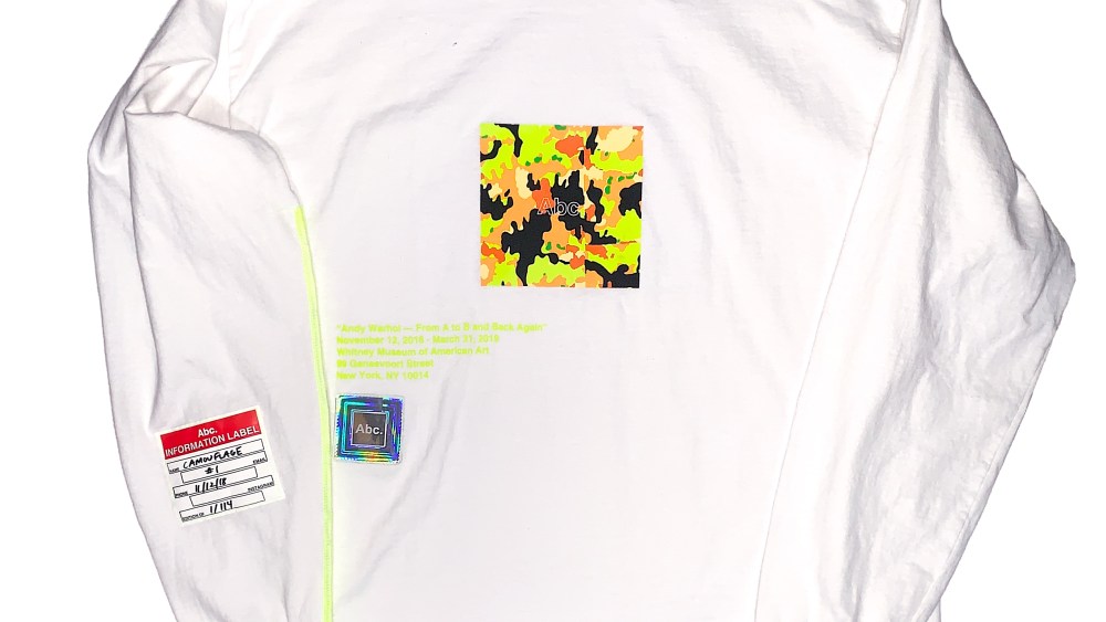 Advisory Board Crystals x Warhol Shirt Drops at The Whitney