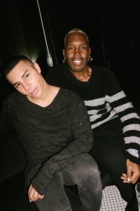Olivier Rousteing and Kiddy Smile