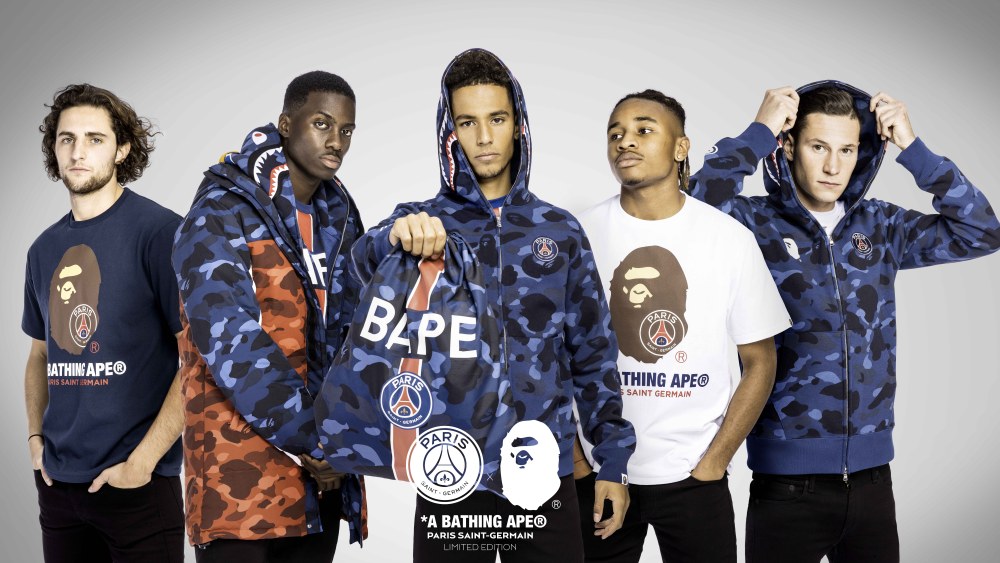 The BAPE x PSG collaboration