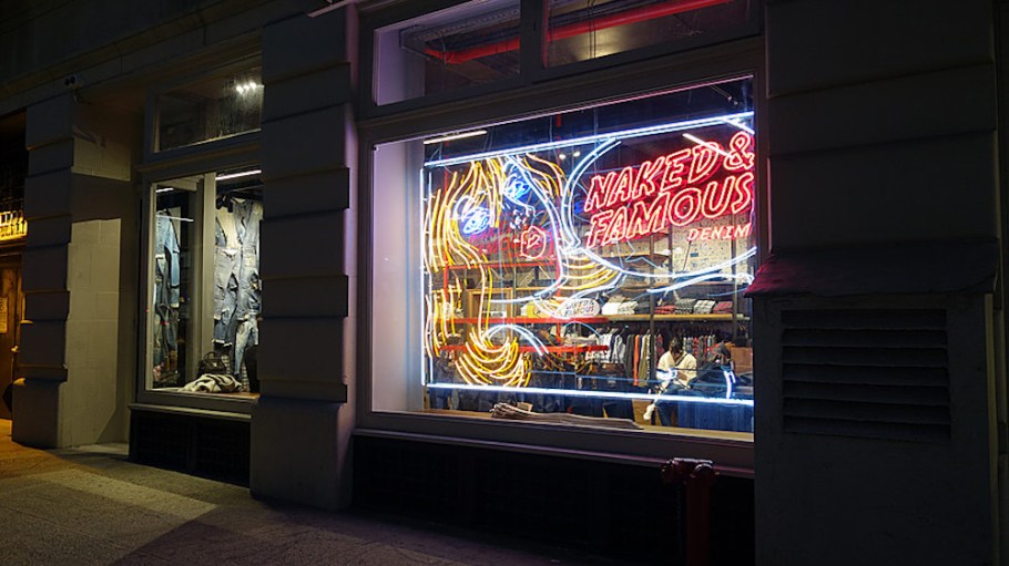 Naked & Famous store