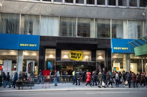 The scene on Black Friday 2018.