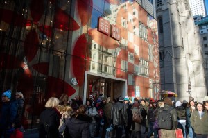 The scene on Black Friday 2018.