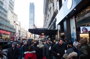 The scene on Black Friday 2018.