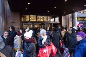 The scene on Black Friday 2018.