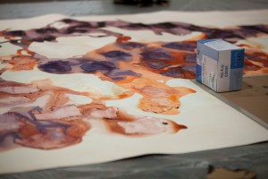 Inside Carmen Argote's studio.