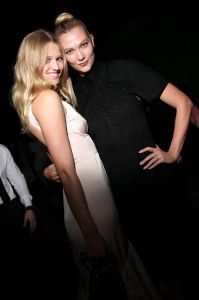 Toni Garm and Karlie Kloss