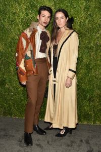 Ezra Miller and Emily Adams Bode