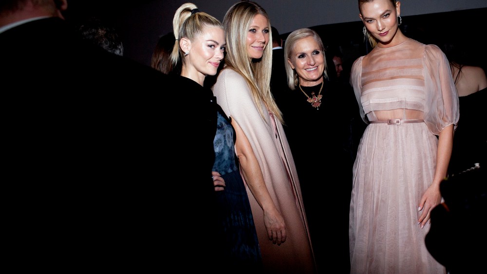 Jaime King, Gwyneth Paltrow, Maria Grazia Chiuri, Karlie Kloss