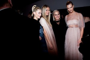 Jaime King, Gwyneth Paltrow, Maria Grazia Chiuri, Karlie Kloss