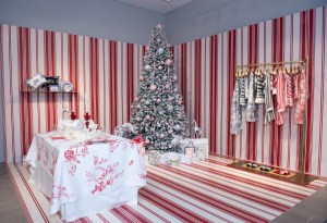The Toile de Jouy filled Dior pop up shop.