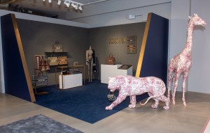 The Toile de Jouy filled Dior pop up shop.