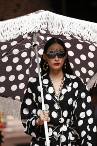 Model on the catwalkDolce & Gabbana show, Runway, Spring Summer 2019, Milan Fashion Week, Italy - 23 Sep 2018