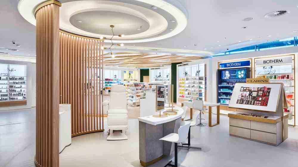 Inside Douglas' flagship store in Frankfurt