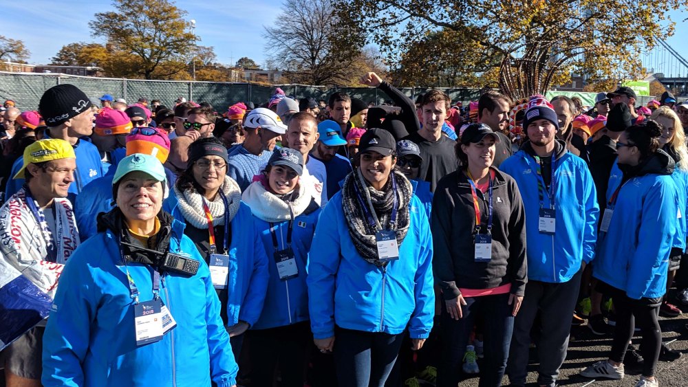 New York City Marathoners Shed Pre-Race Layers for Goodwill Effort